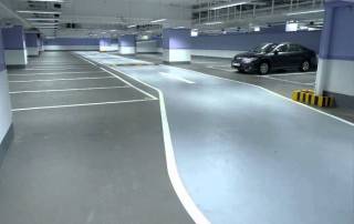 Car parking garage flooring in Bangladesh